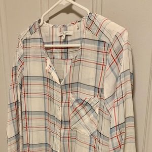 Foxcroft Plaid Blouse